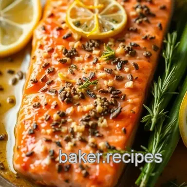 Bake Salmon Perfectly for a Tasty Meal Recipe Card