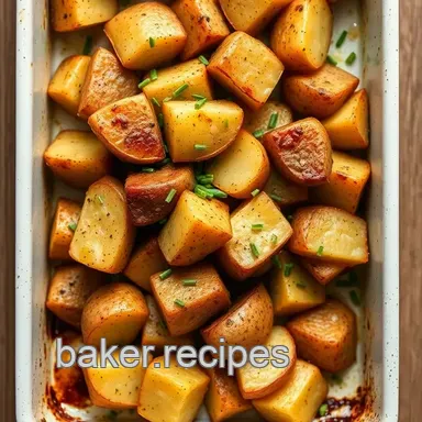 Bake Yukon Gold Potatoes with Chives Recipe Card