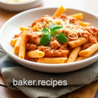 Bake Ziti with Cheesy Marinara Delight Recipe Card