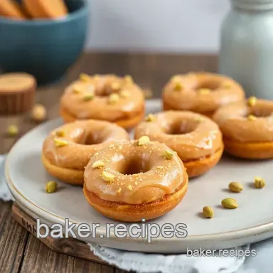 Easy Bake Brown Butter Pistachio Doughnuts Delight: A Heavenly Treat Recipe Card