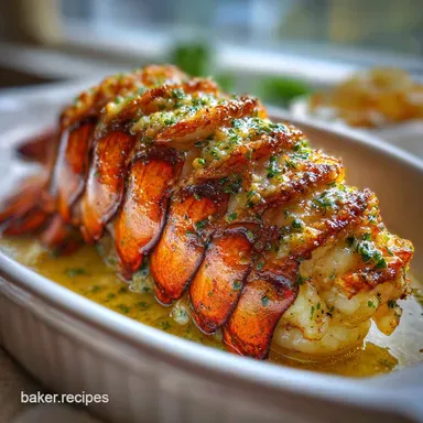 Baked Lobster Tail for 12 Minutes
