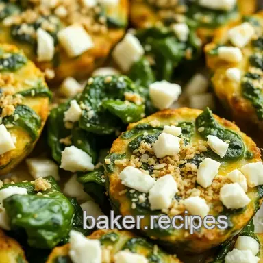 Baked Spinach Feta Treats - Quick & Yummy