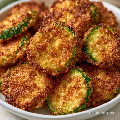 Baked Zucchini Slices with Parmesan Recipe Card
