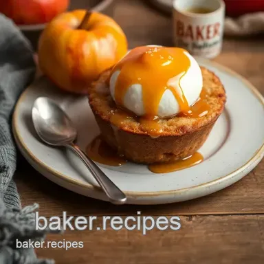 Baking Apple Dessert with Salted Caramel Recipe Card