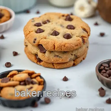 Baking Chocolate Chip Cookie Cake Delight Recipe Card