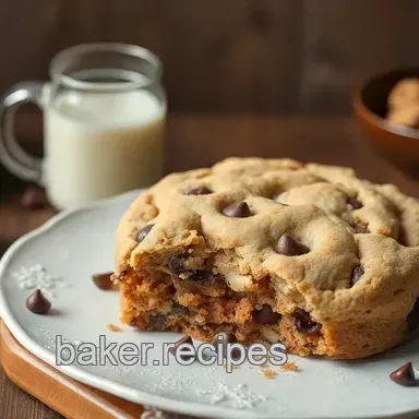 Baking Chocolate Chip Cookie Cake Delight