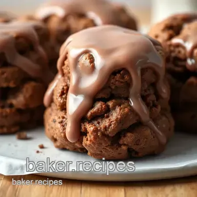 Baking Chocolate Scones with Decadent Glaze Recipe Card