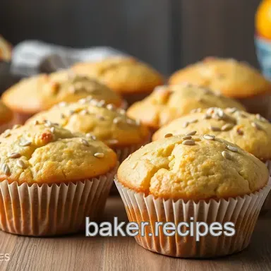 Bake Citrus Poppy Seed Muffins in 20 mins