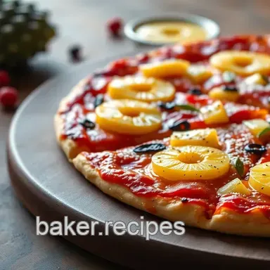 Baking Hawaiian Pizza with Sweet Pineapple