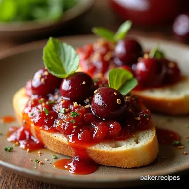 Easy Homemade Cherry Chutney with Balsamic Zing Recipe Card