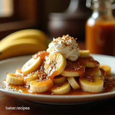 Easy Banana Foster Recipe A Taste of New Orleans Recipe Card