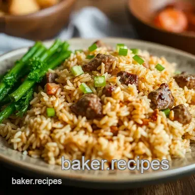Beef Fried Rice: Wok This Way to Flavor Town! Recipe Card