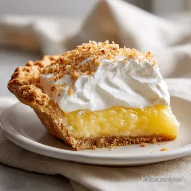 Best Coconut Cream Pie Recipe with Coconut Milk Recipe Card