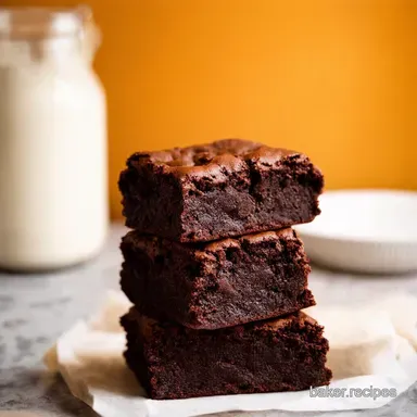 Seriously Fudgy Easy Homemade Brownies Better Than Boxed Recipe Card