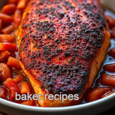 Blackened Salmon Recipe: Sizzle in 15 Minutes! Cajun-Kissed Recipe Card