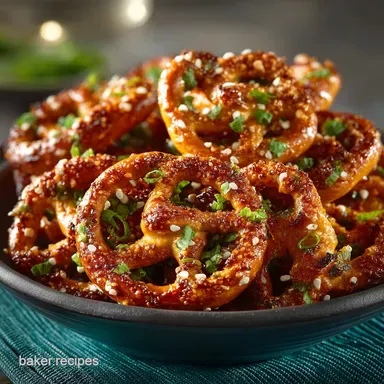 The Ultimate Spicy Sriracha Ranch Pretzels Maximum Flavour
