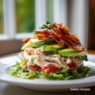 BLT Chicken Salad with Avocado for 4 Servings