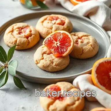 Bake Grapefruit Cookies with Brown Butter Recipe Card