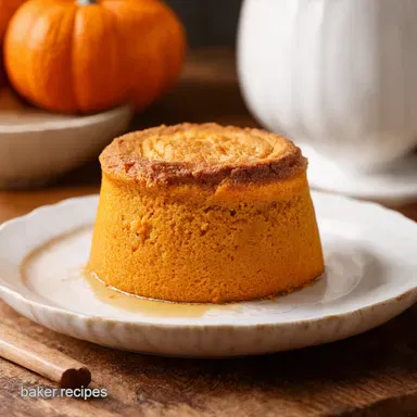 Brown Butter Sweet Potato Souffle Autumn Dessert Bliss Recipe Card
