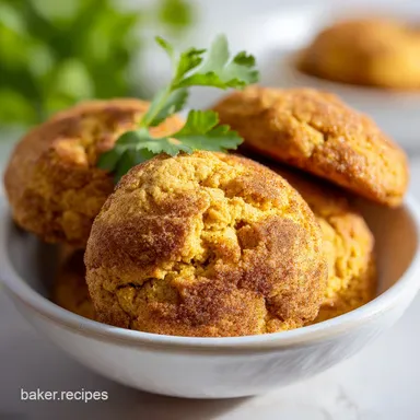 Pumpkin Snickerdoodles with Brown Butter for 24 Cookies Recipe Card
