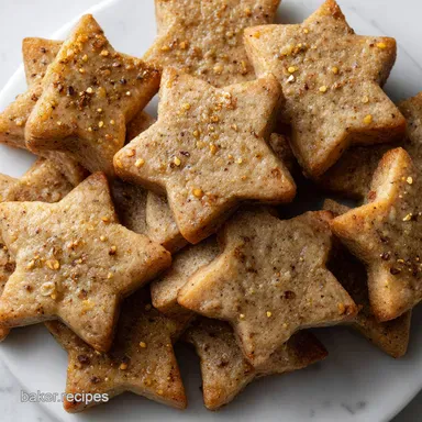 Christmas Cookie Exchange: Brown Butter Spiced Stars Recipe Card