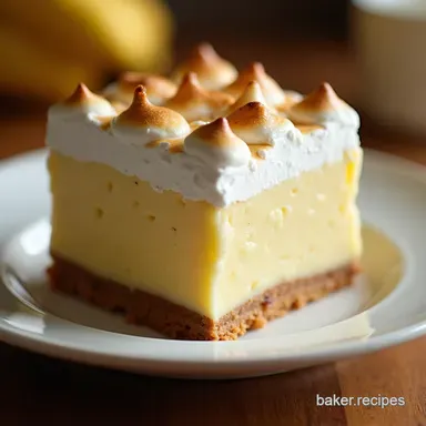 Best Baked Banana Pudding with Brown Butter Wafer Crust Recipe Card