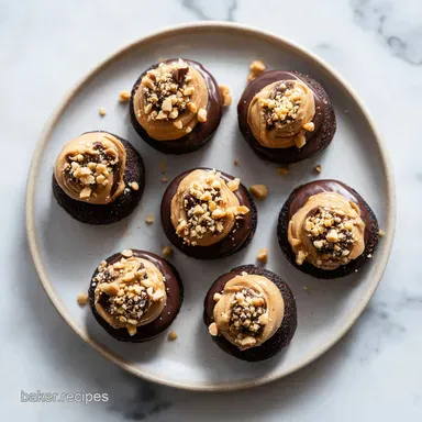 Buckeye Cookies with Peanut Butter Filling for 24 Servings Recipe Card