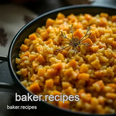 Comforting Butternut Squash Risotto: A Cozy Autumn Delight Recipe Card