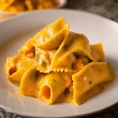 Butternut Squash Ravioli Stuffed Pasta Perfection Recipe Card