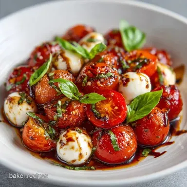 Caprese Skewers Balsamic Glaze in 25 Min