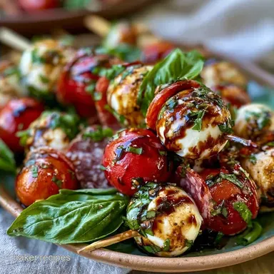Caprese Skewers in 15 Minutes