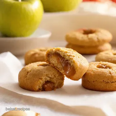 Caramel Apple Spice Thumbprint Cookies My Autumn Baking Recipe Card