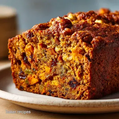 Carrot Apple Zucchini Bread Recipe for 12 Recipe Card