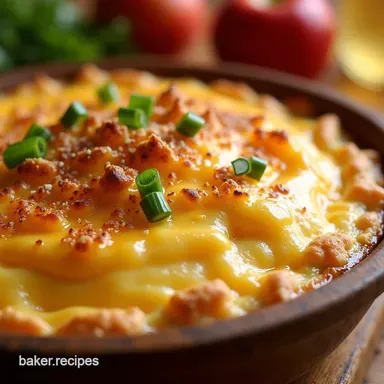 Cheddar Apple Ale Hot Dip Easy Party Dip Recipe Card