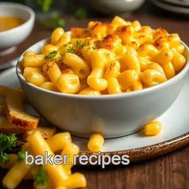 Best Baked Macaroni and Cheese: Cheddarific Comfort! Recipe Card