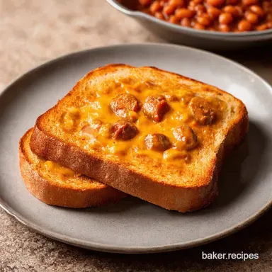 Cheesy Baked Beans Sausage Toast Proper Cheap Recipes