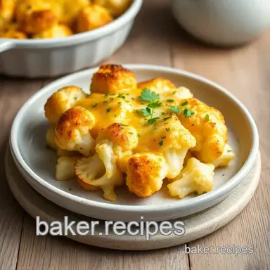 Easy & Cheesy Baked Cauliflower Delight in 45 Min: Family Favorite Recipe Recipe Card