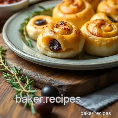 My Favorite Bake Cheesy Olive Rolls - Savory Appetizer Recipe Recipe Card