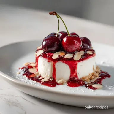 Cherry Cheesecake Fluff Recipe for 12 Servings Recipe Card