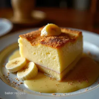 Layered Chessmen Banana Pudding with Vanilla Custard Recipe Card