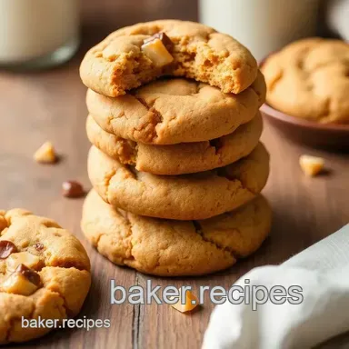 My Grandmother's Chewy Butterfinger Cookies: Bake in 25 Min! Recipe Card
