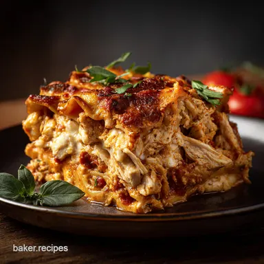 Chicken Lasagna: The Ultimate Comfort Food Recipe Recipe Card