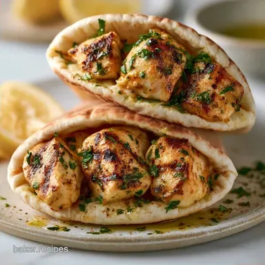Chicken Pita Pocket in 25 Minutes