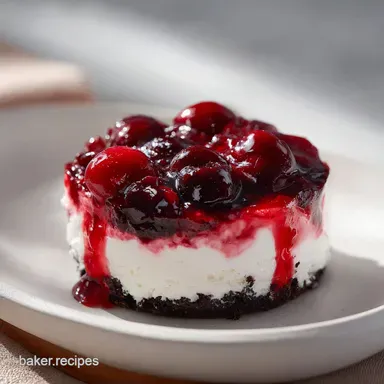 Chocolate Cherry Lush Recipe: Creamy & No Bake Recipe Card