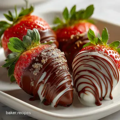 Chocolate Covered Strawberries: Make-Ahead Meal Prep Recipe Card