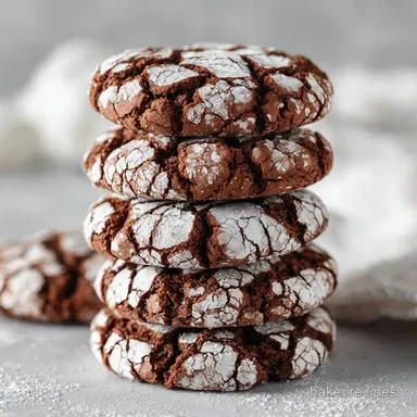 Chocolate Crinkle Cookies: Make-Ahead Guide Recipe Card