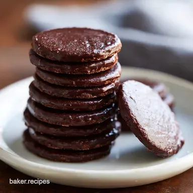 Chocolate Football Patties for 24 Servings Recipe Card