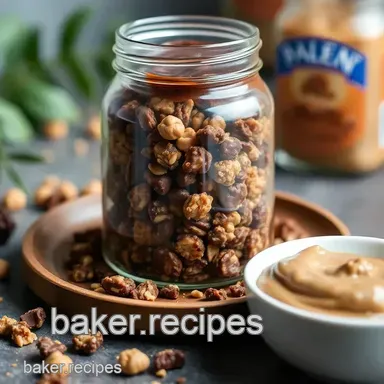 Easy & Delicious Bake Chocolate Granola with Peanut Butter: A Family Favorite Recipe Card