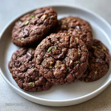 Chocolate Zucchini Cookies for 36