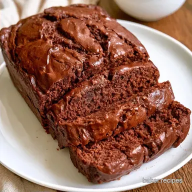 Chocolate Zucchini Loaf Cake for 8